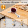 Folding Food Scale,Digital Kitchen Scale,Highly Accurate Compact Small Scale with