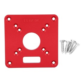 Router Table Insert Plate Woodworking Aluminum Alloy 6061 Anodic Oxidation Engraving Router Table