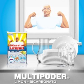 Detergente Maestro Limpio Multipoder Limón-bicarbonato 10 Kg
