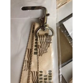 (1)Operation Iraqi Freedom USA Flag Eagle Logo Lanyard Necklace Keychain New