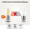 hellum Hellum e27 LED Birne Tropfen, Glhbirne e27 4,5 W,