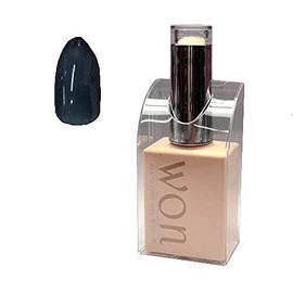 Wing Beat WON-15 All in One Gel Nail One, 0.3 fl oz (10 ml), Dark Knight Blue