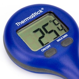 ThermaStick Meat Thermometer Probe — IP66 Waterproof Probe Thermometer for Meat/Liquids/BBQ/Deep Frying, Food Thermometer Probe Digital, Reads From -49.9 to 299.9 °C (Blue)