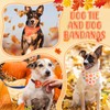 Sanwuta 100 Pcs Fall Dog Bandanas and Collar Bow Ties