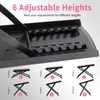 Pedicure Foot Rest, 6-Height Adjustable Non-Slip Foot Stand for Easy