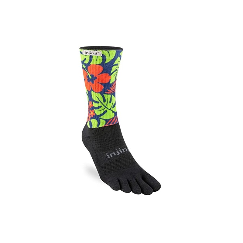 Injinji Unisex Spectrum Trail Midweight Crew Socks