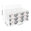 9 Slots Cell Phone Storage Box, Acrylic Cell Phone Locker