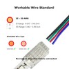 Biantie La 4-Pin LED Strip Connector for 8mm SMD RGB