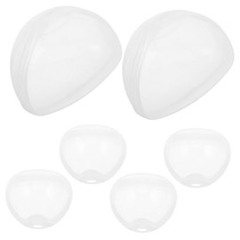 Kisangel Estuche Portátil Triangular para Chupetes de Plástico, Organizador Multifuncional para Bebés Recién Nacidos, Adecuado para Salidas y Uso en Casa, Paquete de 6 Unidades