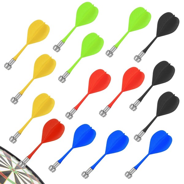 ZWZNBL 15pcs Magnetic Darts Safety Replacement Darts Indoor Game Target