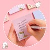 4 Pack 80Sheets Per Pack 3.15x3.15in Self-Stick Note Pads, Kawaii