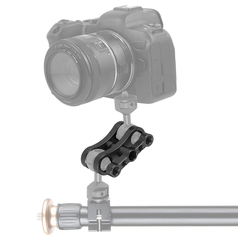 Hopbucan Tripod Butterfly Clip Clamp 1 Ball Joint Arm 1/4
