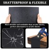 OLYCRAFT 2pcs ABS Plastic Sheet 21x30cm Black Rigid Moldable Panel