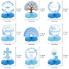 Honeycomb Centrepiece Table Decoration Confirmation Christening Decoration Boy Girl Blue