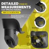 Luggage Wheels Replacement Wheels for Suitcase Repair 360° Rotating Suitcase