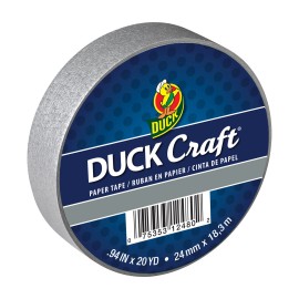 Duck Brand Silver .94 in. x 20 yd. Craft Paper Tape