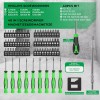 GURADESIGN 107-Piece Magnetic Screwdrivers Set with Case, Screw Driver Set,