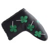 Putter Cover Clover Golf Headcover Blade Cover, Pu Four Leaf