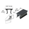 CRL Black Plastic Top Guide
