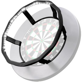Turnart Dartboard Lighting, 360° Pro Dart Lighting for Dartboard, Cork, Brightness Control, Dart Light for Dartboard, Steeldart-90 LED Dartboard Lighting for Living Room or Bar