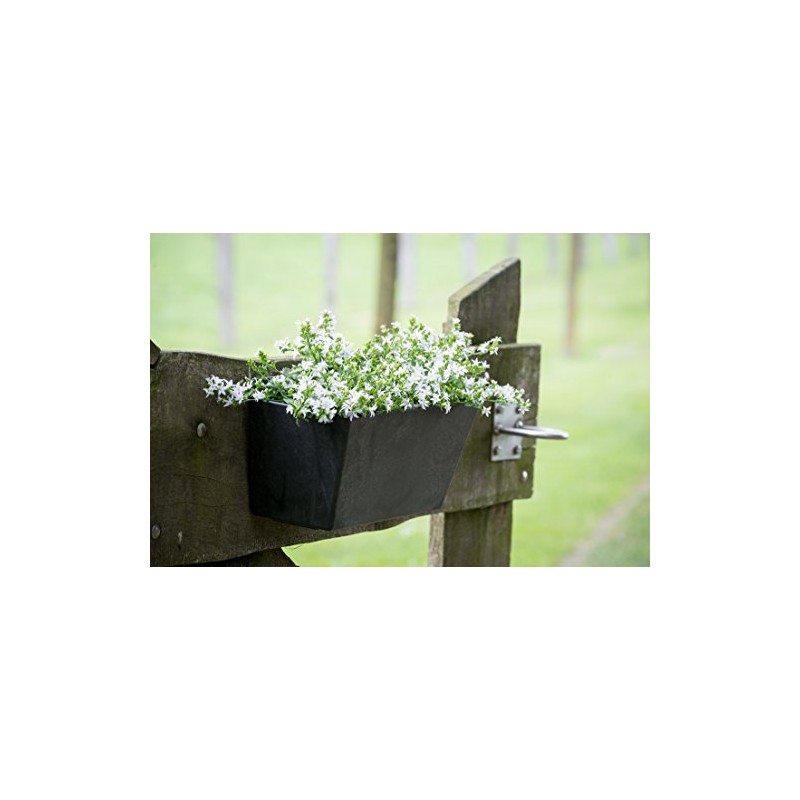 Artstone Ella wall pot, 22x15x17 cm, grey