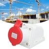 Industrial Connector Electrical 4 Pin 32A 3P+E IP44 Waterproof Dustproof