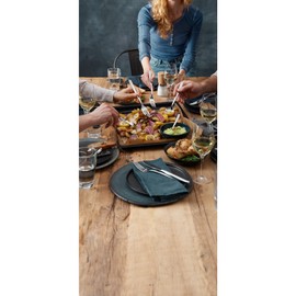 WMF Kult Plus Salatbesteck Edelstahl 23,7 cm, Salatgabel, Servierlöffel, Cromargan protect Edelstahl poliert, kratzbeständig, spülmaschinenfest