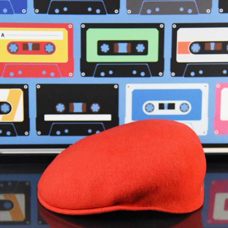 Kangol Wool 504 - Cherry Glow/L Cherry Glow, Size L,