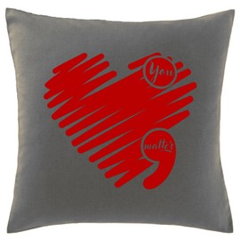 Hippowarehouse you matter Printed bedroom accessory cushion cover case 41x41cm