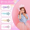 4 Pcs Princess Wand, Glitter Wand Princess Birthday Party Decorations