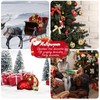 HidWee Pack of 72 Christmas Baubles Plastic Set Red Gold