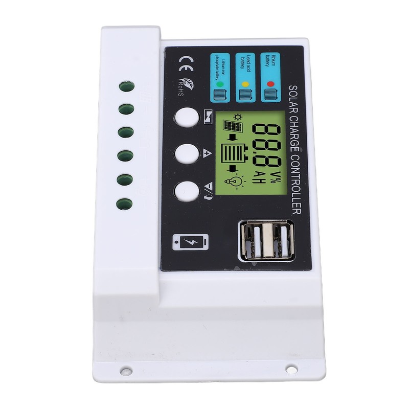 Solar Controller Industrial Chip LCD Display Overload Protection Solar Regulator