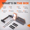 Litime Golf Cart Battery Hold Down Kit Rods for for