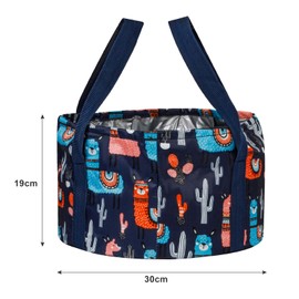 Foot Bath Basin Portable Travel Collapsible Foot Basin Folding Foot Bath Tub Soaking Feet Bucket for Camping Washing