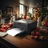 Christmas Letter Paper / Envelope Set with Santa Claus Printed