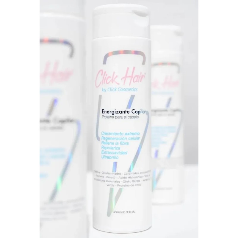 Tratamiento Capilar Click Hair para Crecimiento Saludable con Aminoácidos