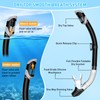 Snorkeling Gear for Adults Men Women, Snorkel Set with Panoramic
