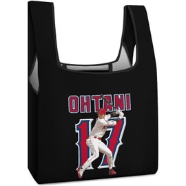 [Barasu] Shohei Otani Eco Bag, Shopping Bag, Foldable, Eco Bag, Stylish, Convenience Store Bag, Lightweight, Reusable Shopping Bag, Lightweight, Waterproof, Shopping Bag, Unisex, Lightweight, Durable,