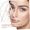 Healvian 3pcs Sliding Stainless Steel Eyebrow Ruler Three-point Measurement Tool
