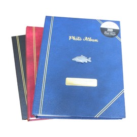 Common Carp Photo Album 200 Slots 6x4 Photographs Free Engraving (Red) 80