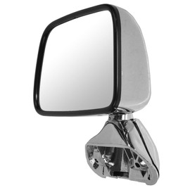 TRQ Left Mirror with Chrome Cover Drivers Side Compatible with 1987-1988 Toyota 4Runner Pickup TO1320108