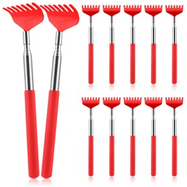 HOFASON 12 Pack Back Scratcher for Men Women, Stocking Stuffers White Elephant Gifts for Adults, Game Prizes for Adults Extendable Portable Massager Tool Thanksgiving Birthday Gifts for Men Women