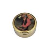 Your Castle Artistic Compact Bosch/Bird With Letter Round Storage Box,