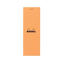 Rhodia Staplebound Orange - Lined 3 x 8.25 Notepad - R8600