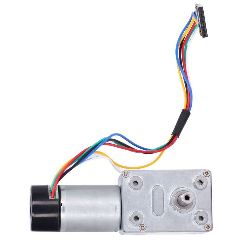 High Torsion Worm Gear Motor Full Metal Self Locking Encoder