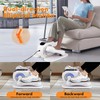 Zakle Under Desk Elliptical Machine, Electric Elliptical Training Machine for