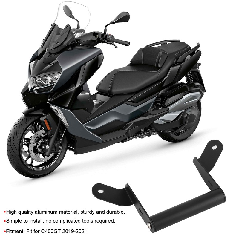 Motorcycle GPS Bracket Holder Bar Kit 0.8in Support Rod Fit