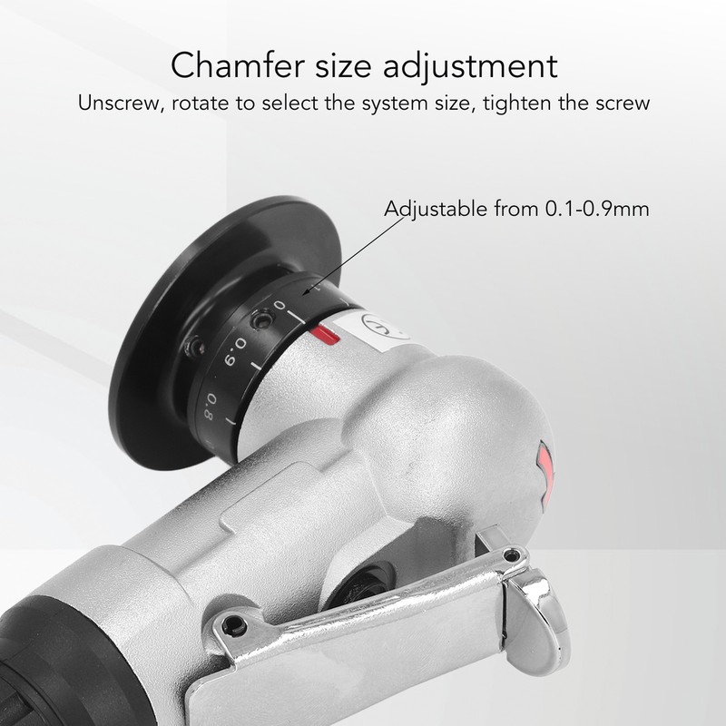 Mini Pneumatic Chamfering Machine Portable Handheld Air Chamfer Tool 45