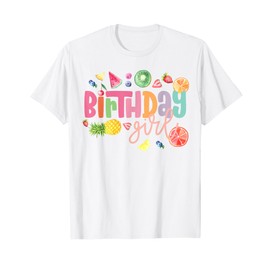 Birthday Girl Twotii Frutti Two Year Old Fruit Tropical 2 yr T-Shirt