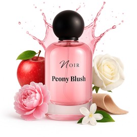 NOIR Peony Blush EDP Perfume for Women, Elegant Floral Scent with Peony & Suede, 100ml